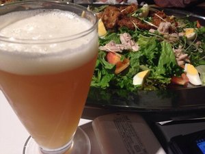 から揚げとビール.jpg